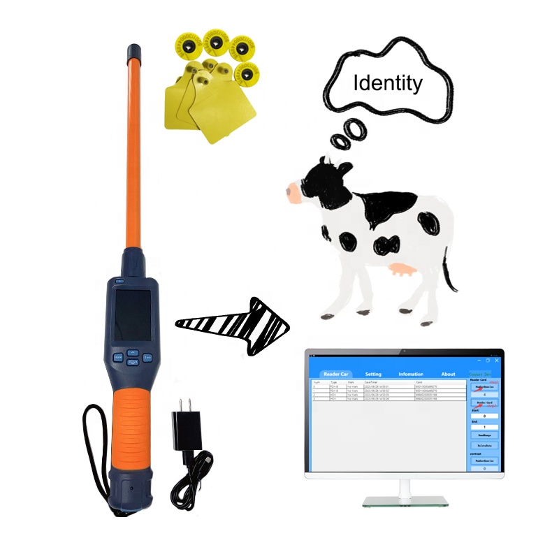 Livestock Ear Tag - 134.2kHz ISO11784/5 RFID Stick Reader FDX-B