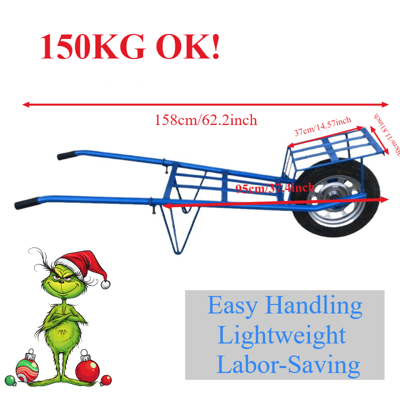 Agriculture Farming Vehicles - Farm Construction Single-Wheeled Cart - Manual