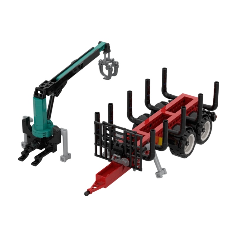 Agriculture Farming Vehicles - City Tractor MOC Building Blocks, Farm