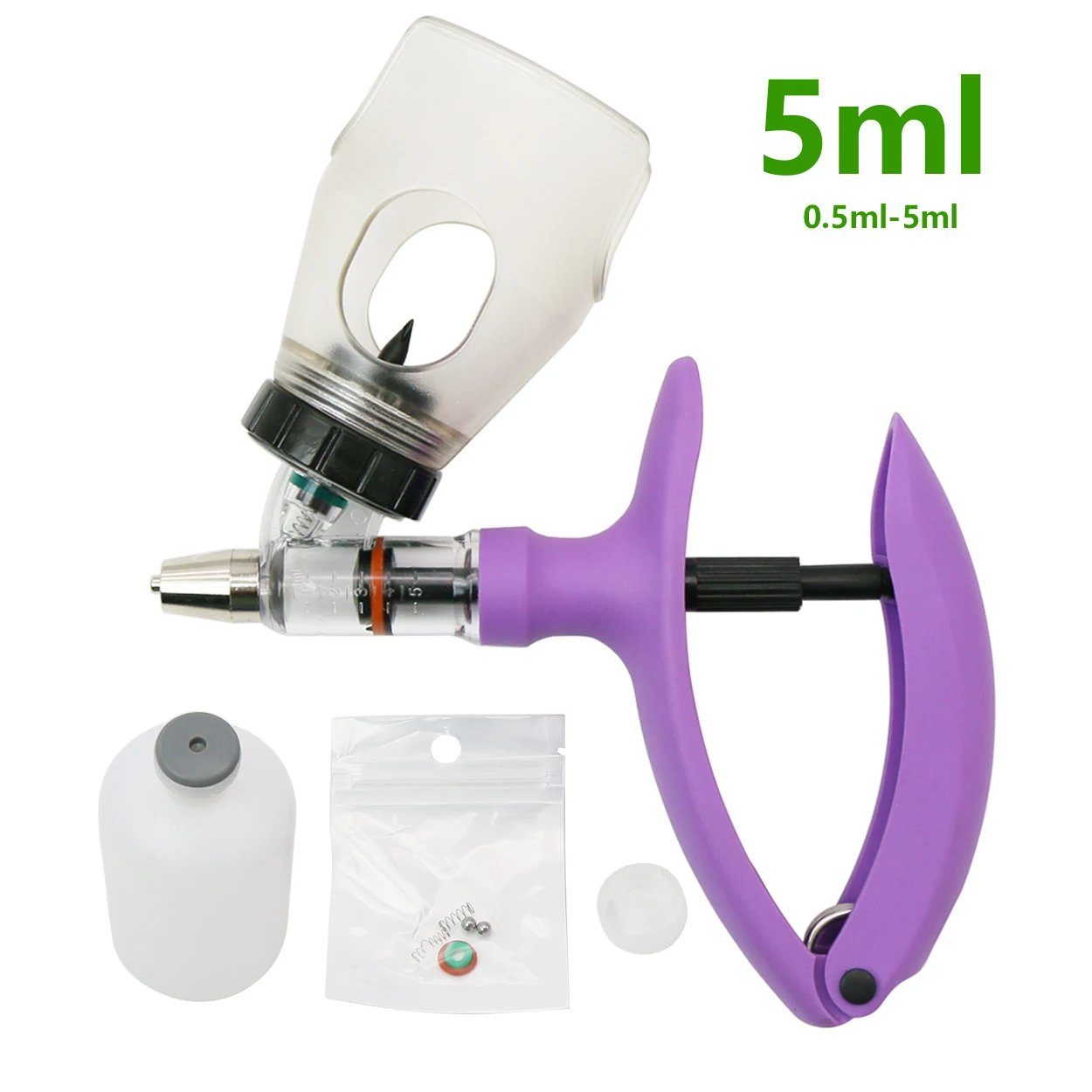1 Pc 2/5ml Automatic Veterinar - đánh giá và giá Veterinary Syringe Gun