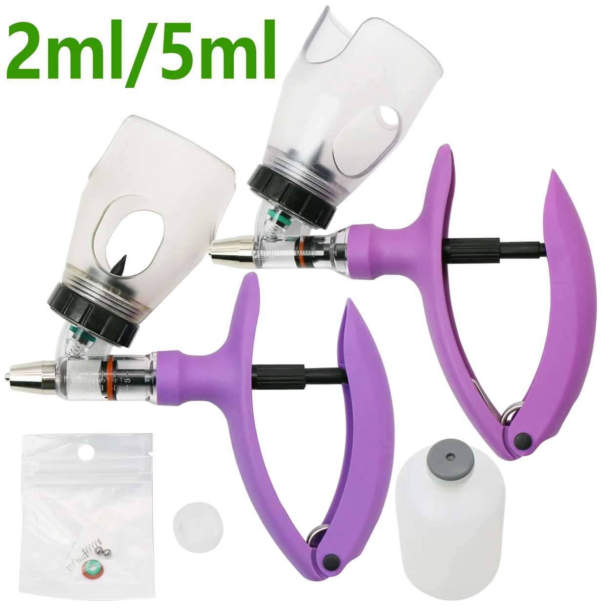 1 Pc 2/5ml Automatic Veterinar - đánh giá và giá Veterinary Syringe Gun