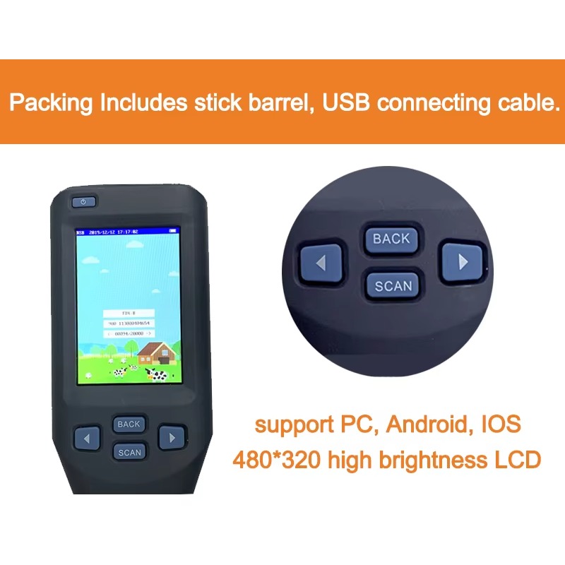 134.2kHz ISO11784/5 RFID Stick - đánh giá và giá Livestock Ear Tag