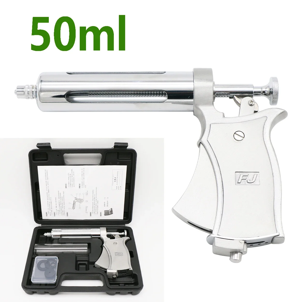 50ml Semi-automatic Adjustable - đánh giá và giá Veterinary Syringe Gun