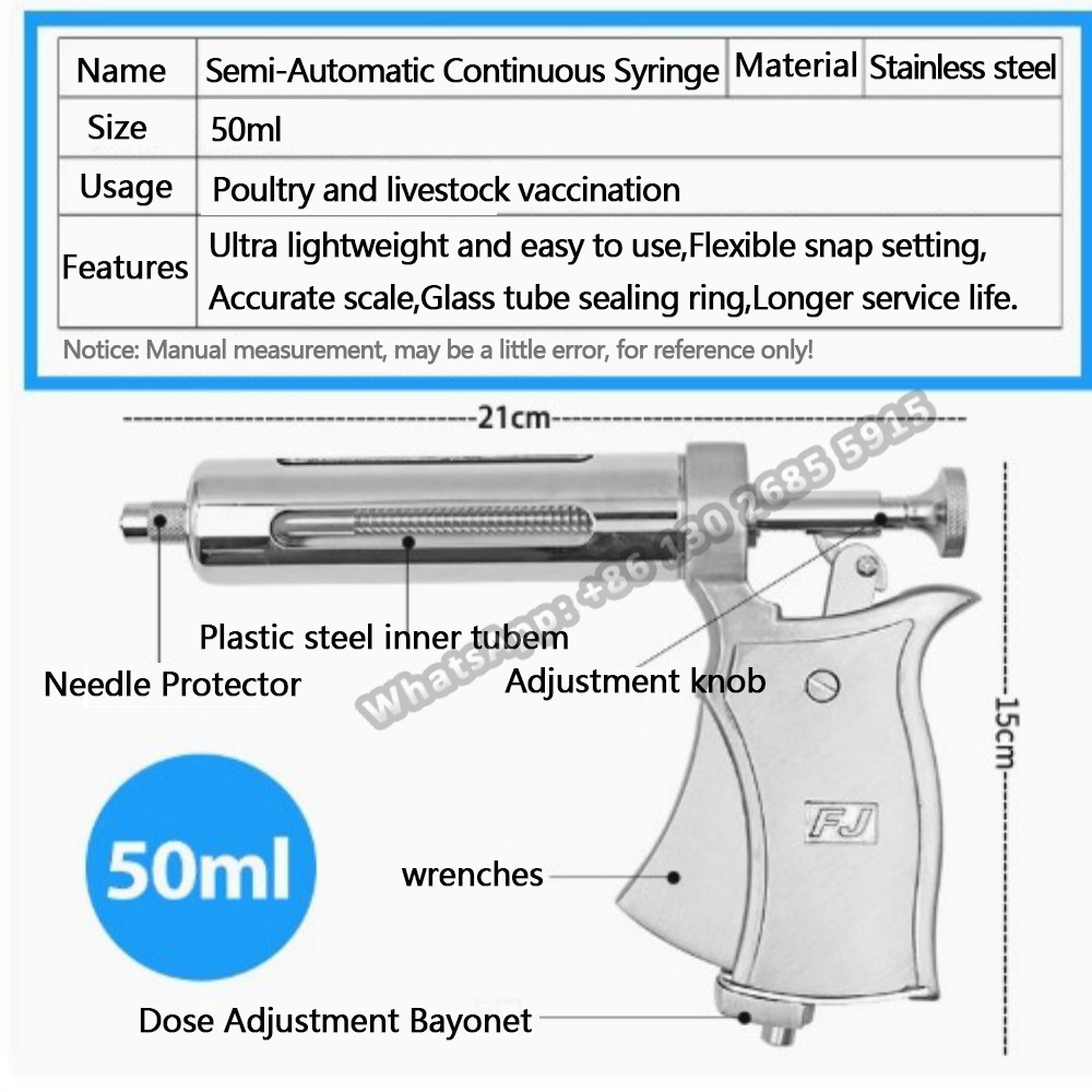 1 Pc Veterinary Animal Continu - đánh giá và giá Veterinary Syringe Gun