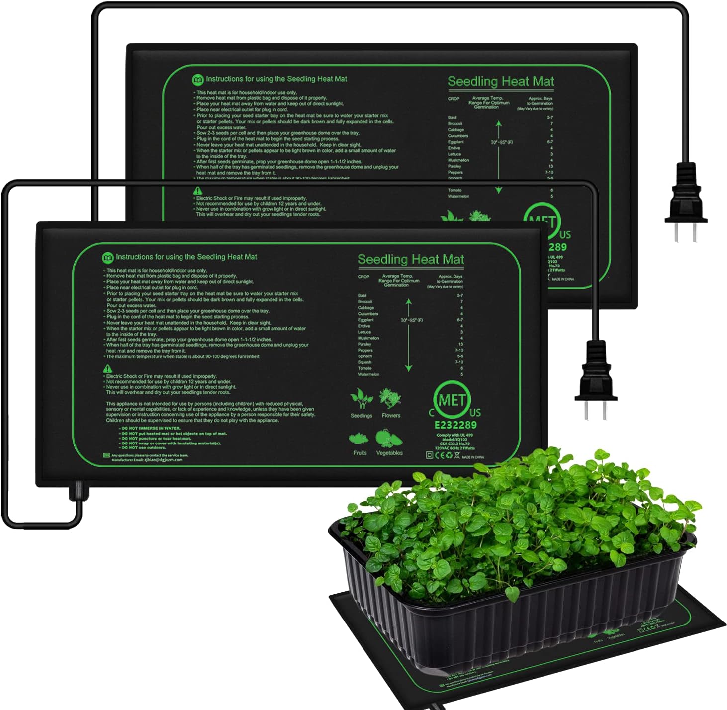 10/25/50CM Seedling Heat Mat I - đánh giá và giá Plant Growth Regulator