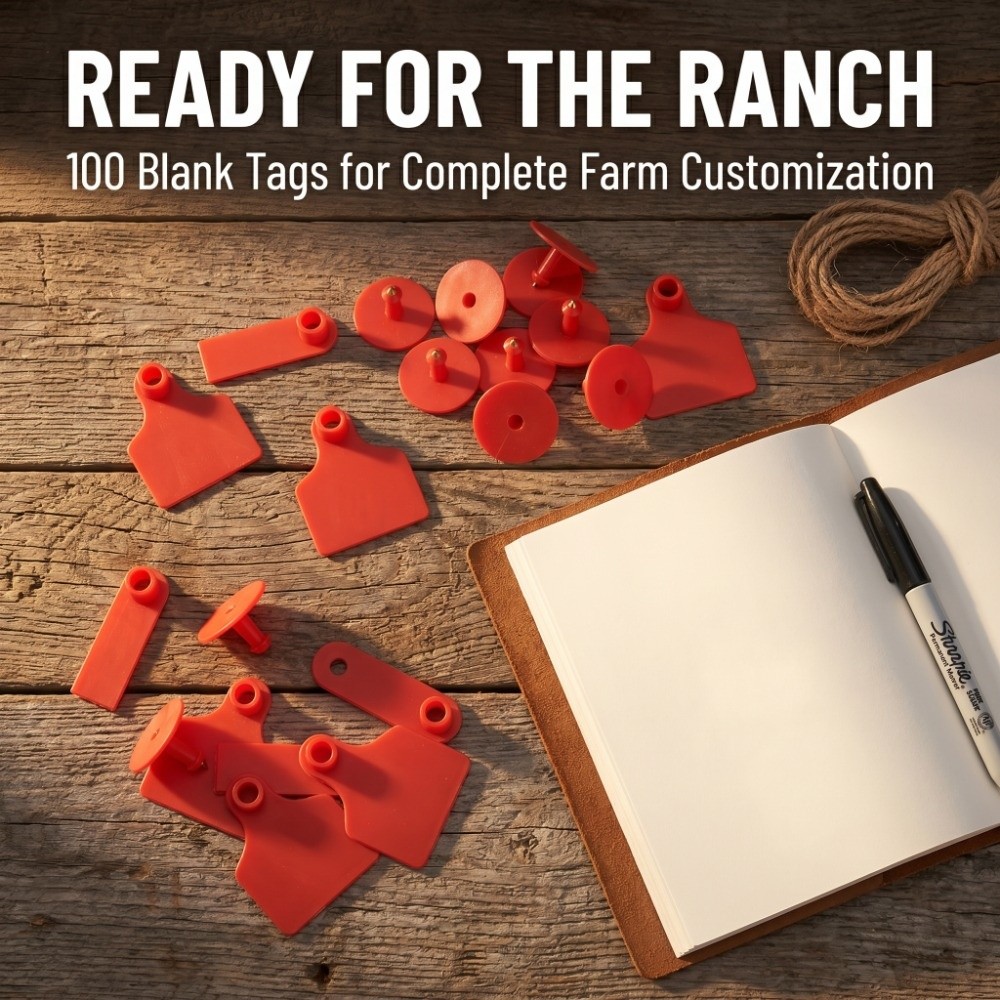 100Pcs Hand-writable Blank Liv - đánh giá và giá Livestock Ear Tag