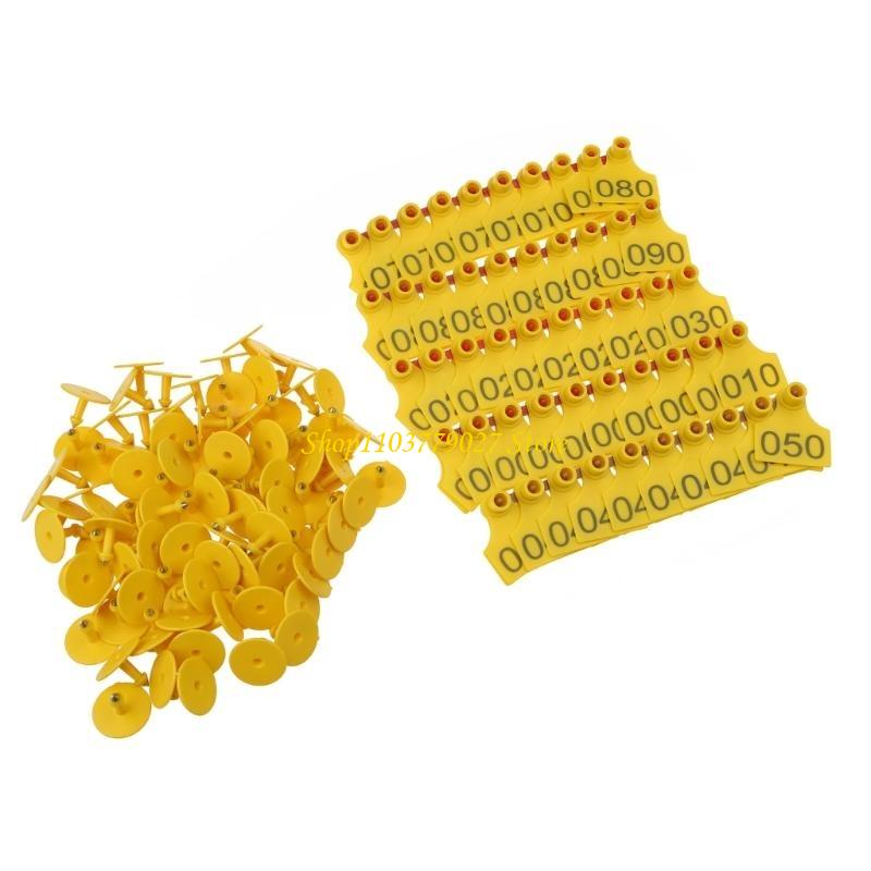 Thẻ nhựa số C4DF 001-100 Thẻ n - đánh giá và giá Livestock Ear Tag