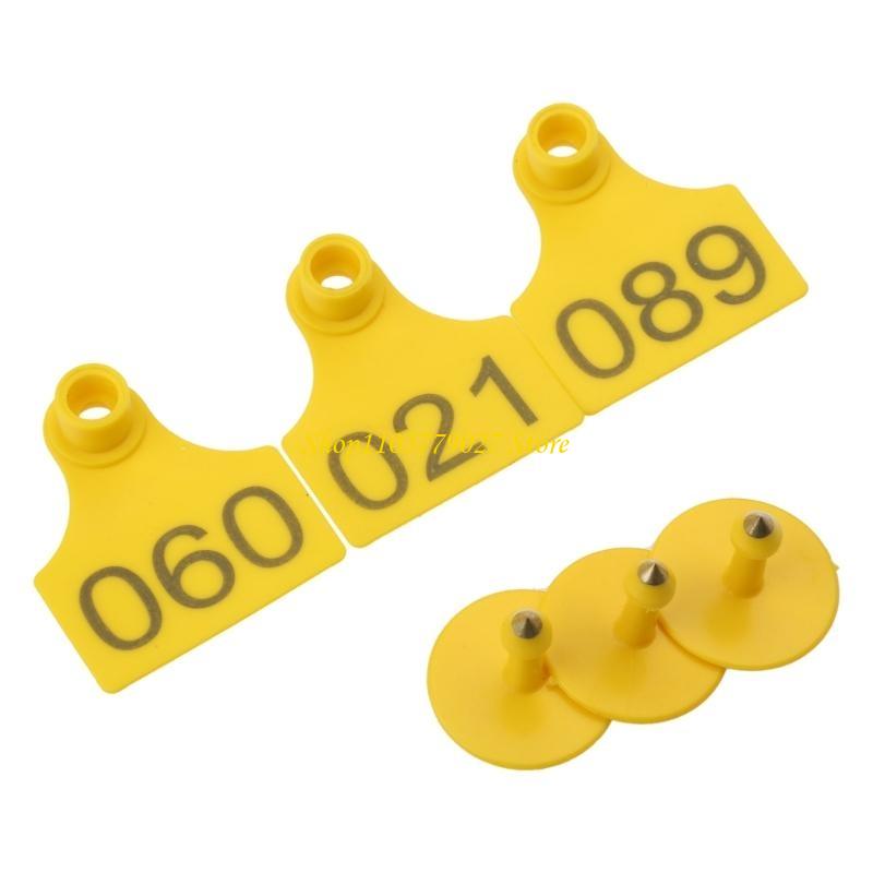Thẻ nhựa số C4DF 001-100 Thẻ n - đánh giá và giá Livestock Ear Tag