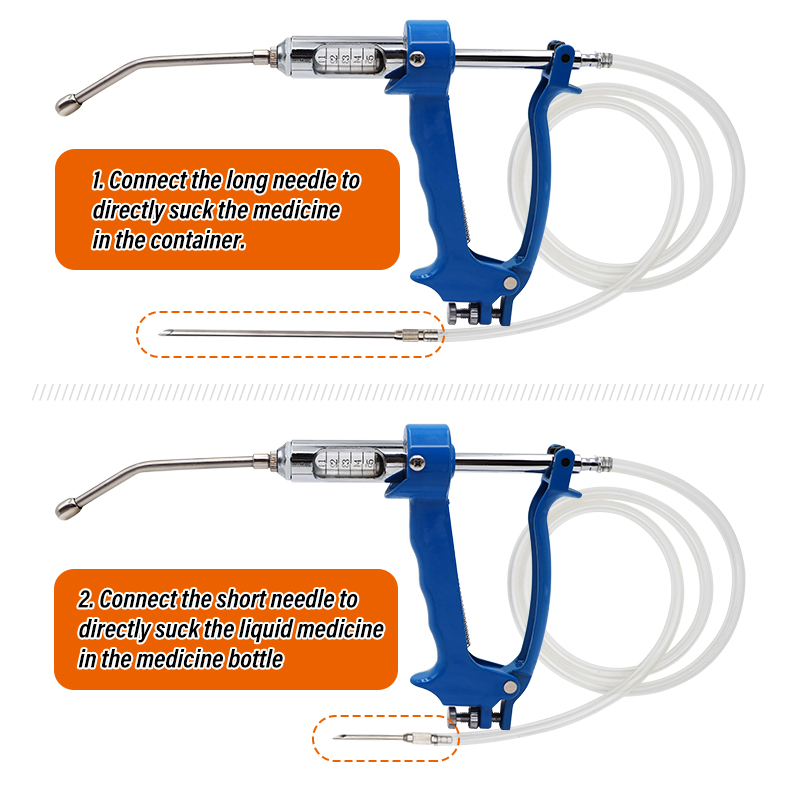 Tự Động Drencher Liên Tục Y Họ - đánh giá và giá Veterinary Syringe Gun