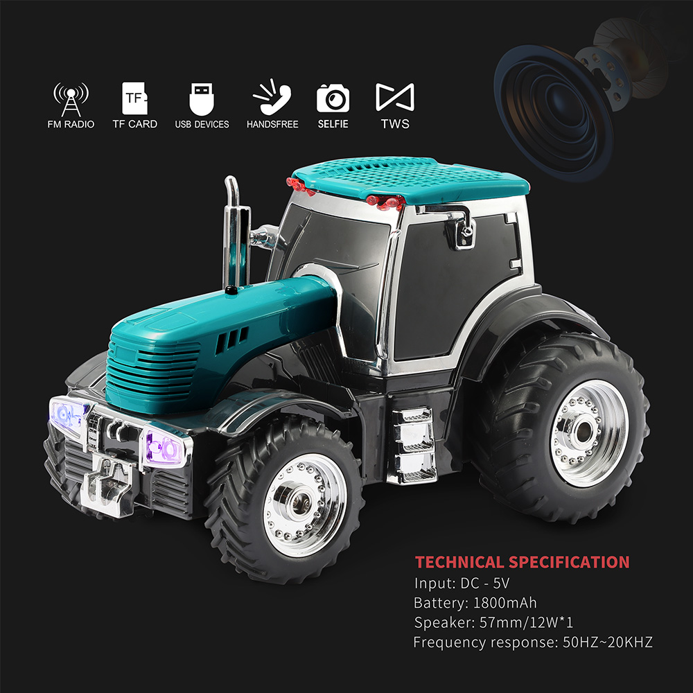 WS-560 Farm Tractor Shape Blue - đánh giá và giá Farming Agriculture Video