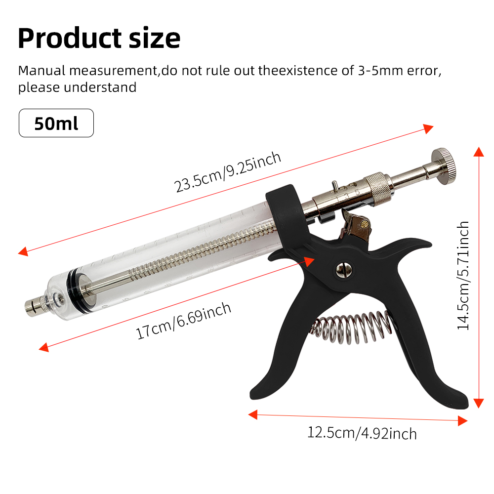 1 Pc Animal 50ml Continuous In - đánh giá và giá Veterinary Syringe Gun