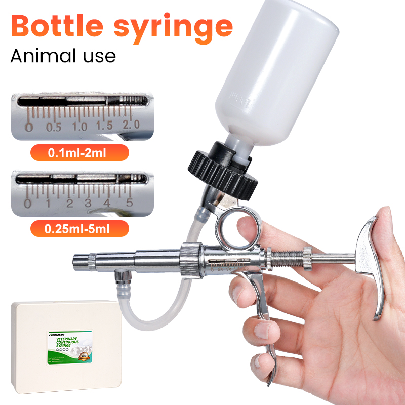 2ml/5ml Automatic Poultry Inje - đánh giá và giá Veterinary Syringe Gun
